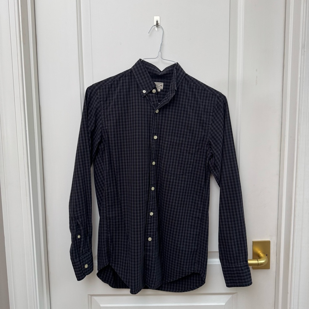 J. Crew Blue Casual Button Down Shirt